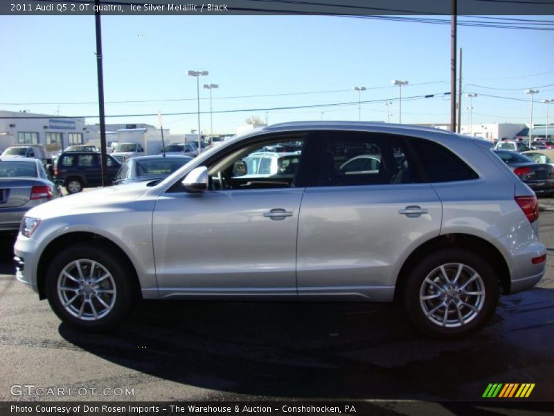 Ice Silver Metallic / Black 2011 Audi Q5 2.0T quattro