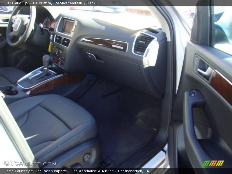 Ice Silver Metallic / Black 2011 Audi Q5 2.0T quattro