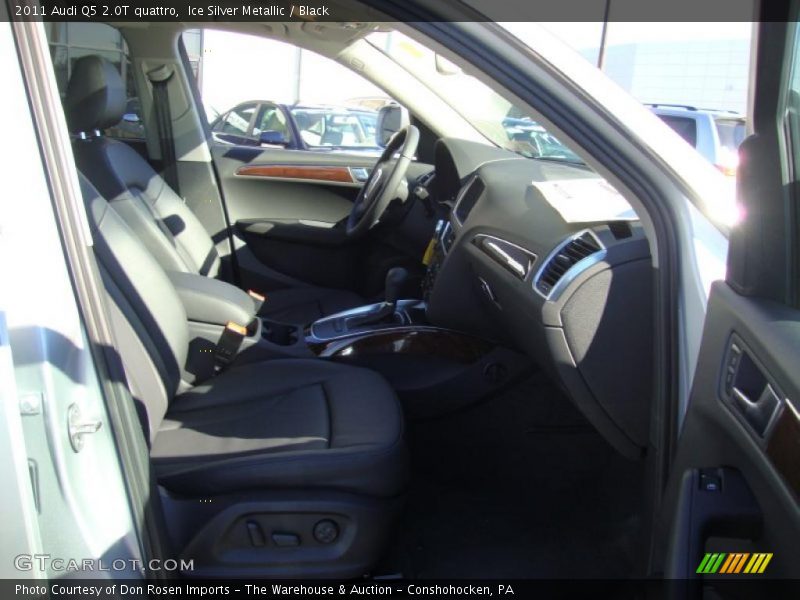 Ice Silver Metallic / Black 2011 Audi Q5 2.0T quattro