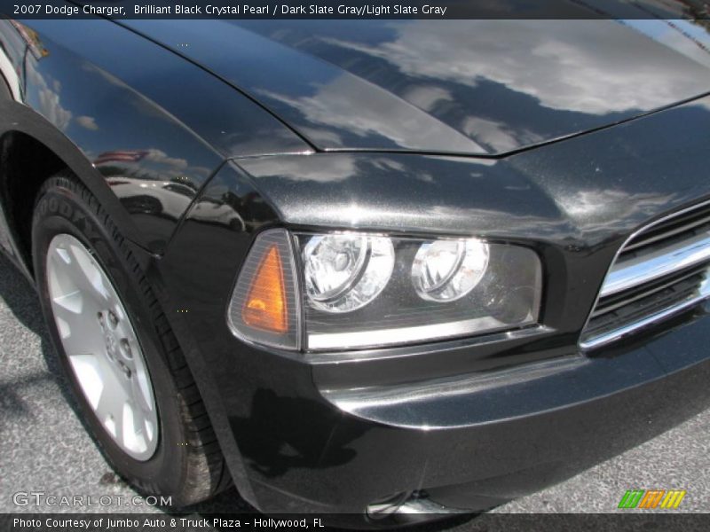 Brilliant Black Crystal Pearl / Dark Slate Gray/Light Slate Gray 2007 Dodge Charger