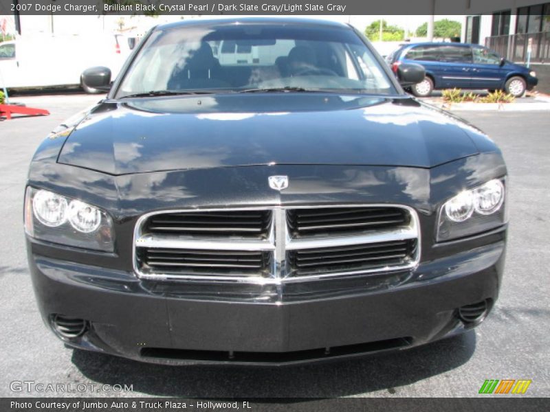 Brilliant Black Crystal Pearl / Dark Slate Gray/Light Slate Gray 2007 Dodge Charger