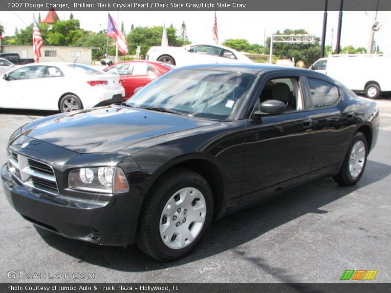 Brilliant Black Crystal Pearl / Dark Slate Gray/Light Slate Gray 2007 Dodge Charger