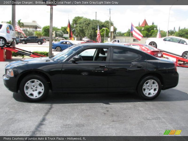Brilliant Black Crystal Pearl / Dark Slate Gray/Light Slate Gray 2007 Dodge Charger