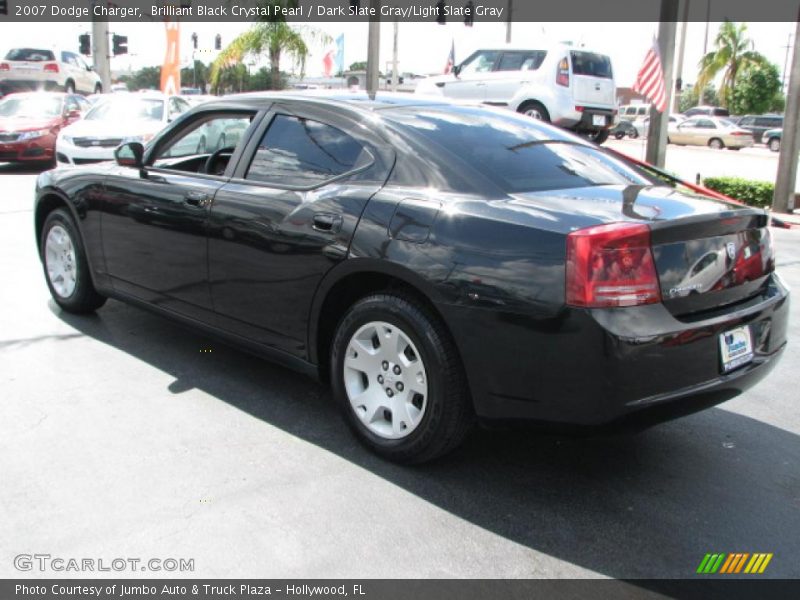 Brilliant Black Crystal Pearl / Dark Slate Gray/Light Slate Gray 2007 Dodge Charger