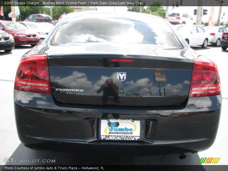 Brilliant Black Crystal Pearl / Dark Slate Gray/Light Slate Gray 2007 Dodge Charger