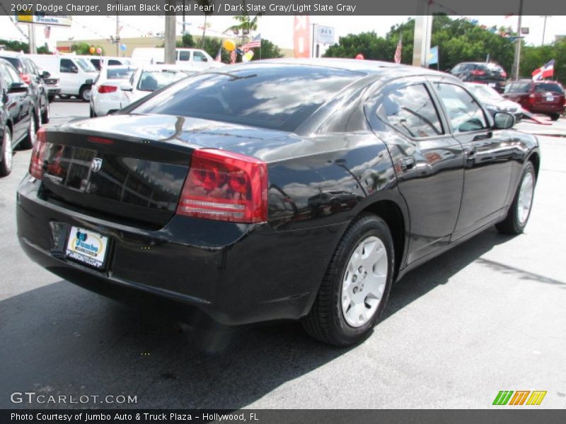 Brilliant Black Crystal Pearl / Dark Slate Gray/Light Slate Gray 2007 Dodge Charger