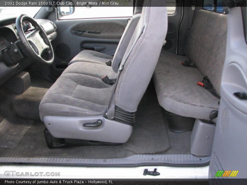  2001 Ram 1500 SLT Club Cab Mist Gray Interior