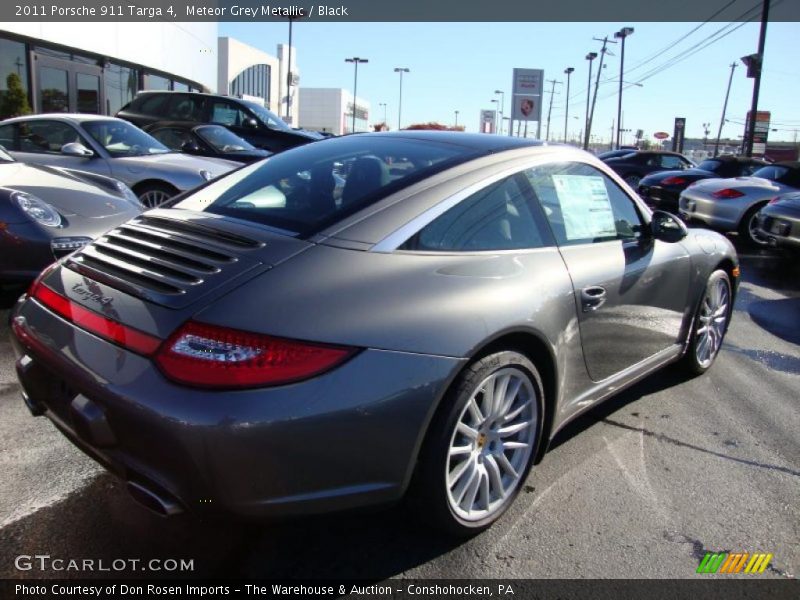 Meteor Grey Metallic / Black 2011 Porsche 911 Targa 4