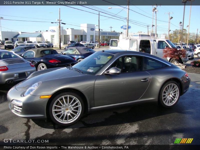 Meteor Grey Metallic / Black 2011 Porsche 911 Targa 4