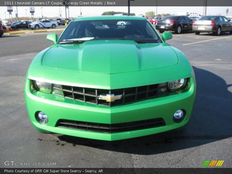 Synergy Green Metallic / Black 2011 Chevrolet Camaro LT Coupe