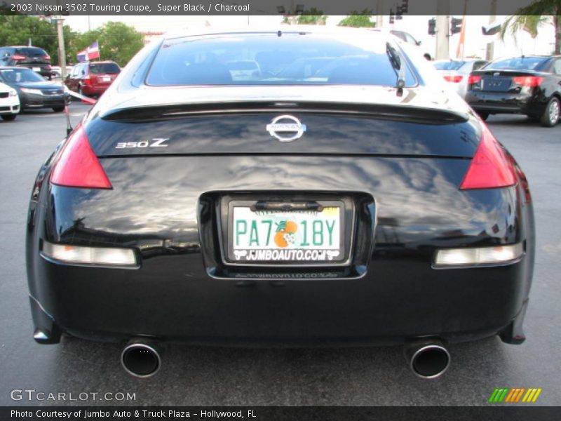 Super Black / Charcoal 2003 Nissan 350Z Touring Coupe