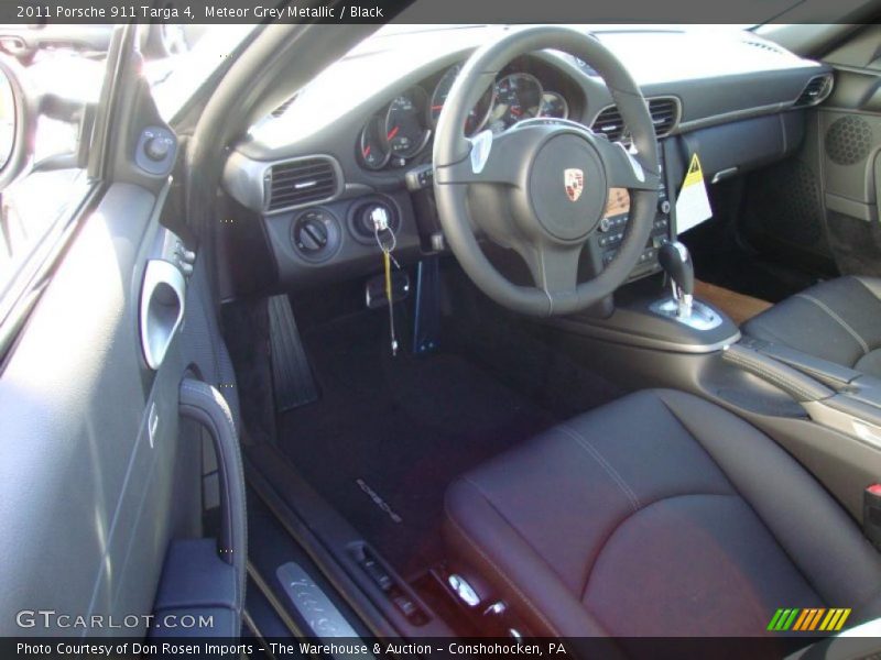 Meteor Grey Metallic / Black 2011 Porsche 911 Targa 4