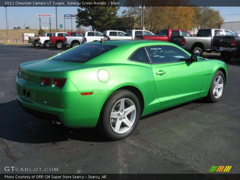 Synergy Green Metallic / Black 2011 Chevrolet Camaro LT Coupe