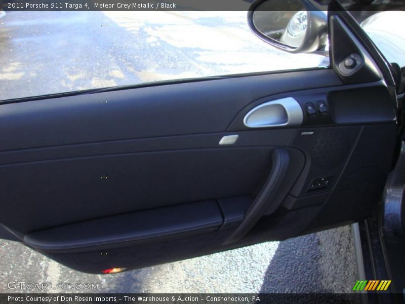 Meteor Grey Metallic / Black 2011 Porsche 911 Targa 4