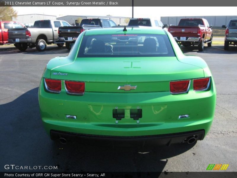 Synergy Green Metallic / Black 2011 Chevrolet Camaro LT Coupe
