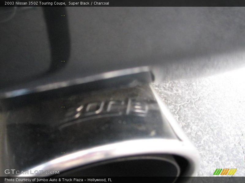 Super Black / Charcoal 2003 Nissan 350Z Touring Coupe