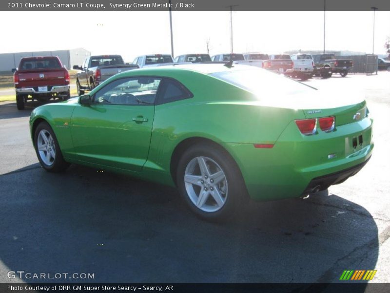 Synergy Green Metallic / Black 2011 Chevrolet Camaro LT Coupe