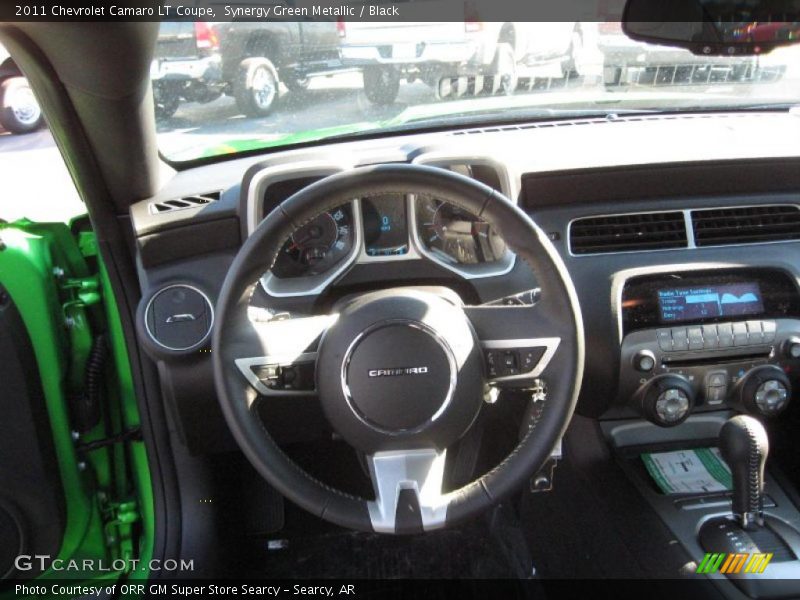 Synergy Green Metallic / Black 2011 Chevrolet Camaro LT Coupe