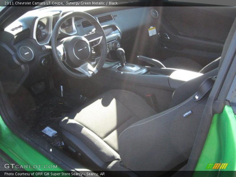 Synergy Green Metallic / Black 2011 Chevrolet Camaro LT Coupe