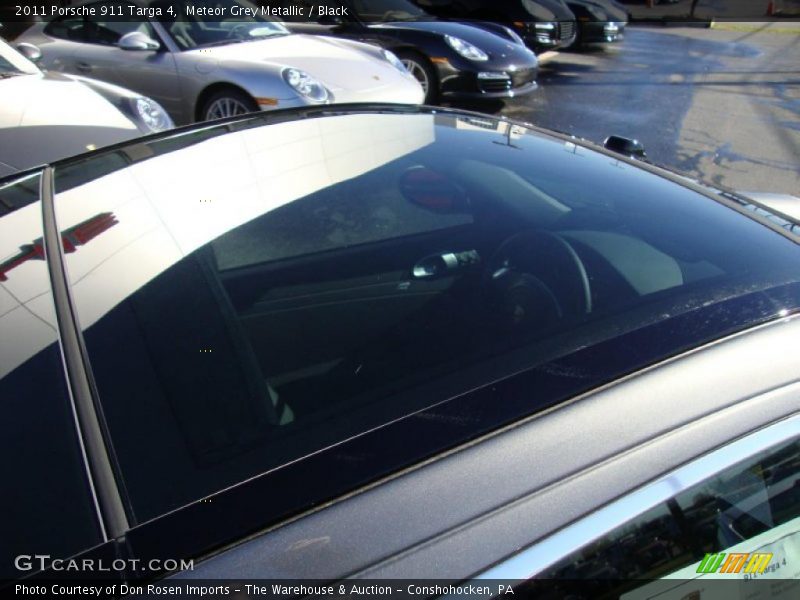 Meteor Grey Metallic / Black 2011 Porsche 911 Targa 4