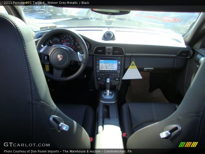 Meteor Grey Metallic / Black 2011 Porsche 911 Targa 4