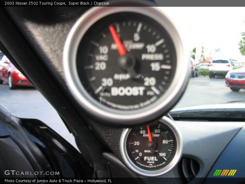 Super Black / Charcoal 2003 Nissan 350Z Touring Coupe