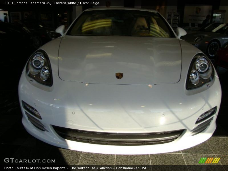 Carrara White / Luxor Beige 2011 Porsche Panamera 4S