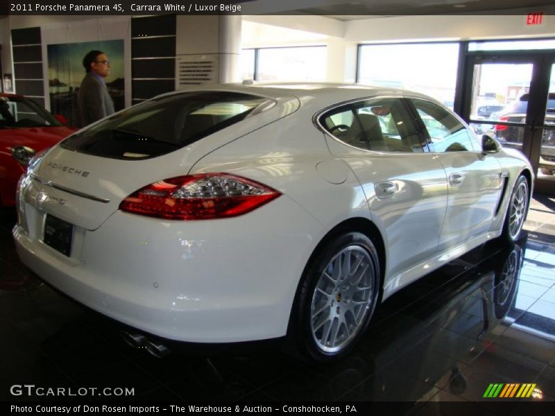 Carrara White / Luxor Beige 2011 Porsche Panamera 4S