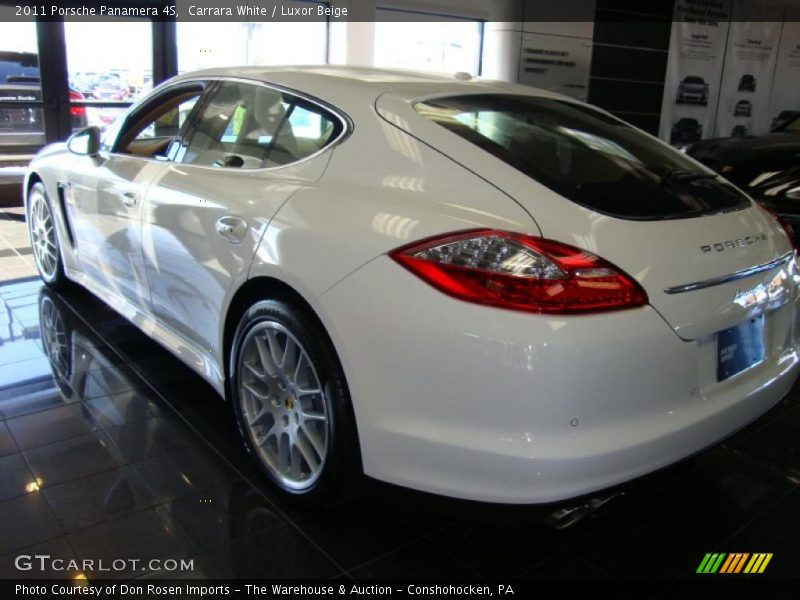 Carrara White / Luxor Beige 2011 Porsche Panamera 4S