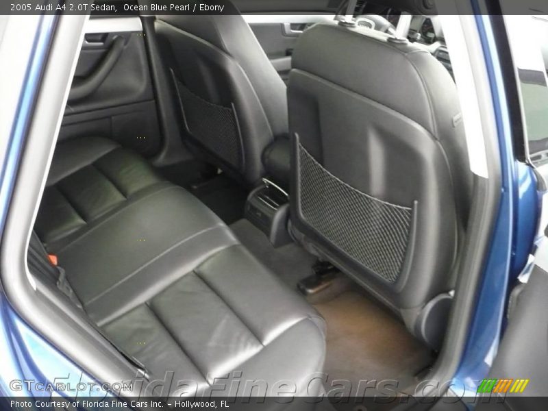 Ocean Blue Pearl / Ebony 2005 Audi A4 2.0T Sedan