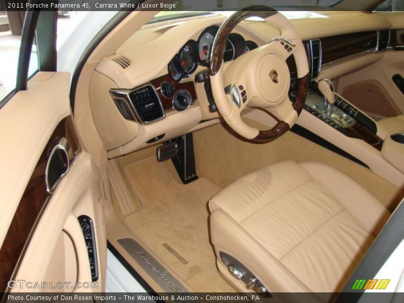  2011 Panamera 4S Luxor Beige Interior