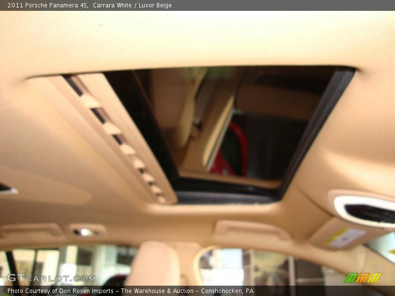 Carrara White / Luxor Beige 2011 Porsche Panamera 4S