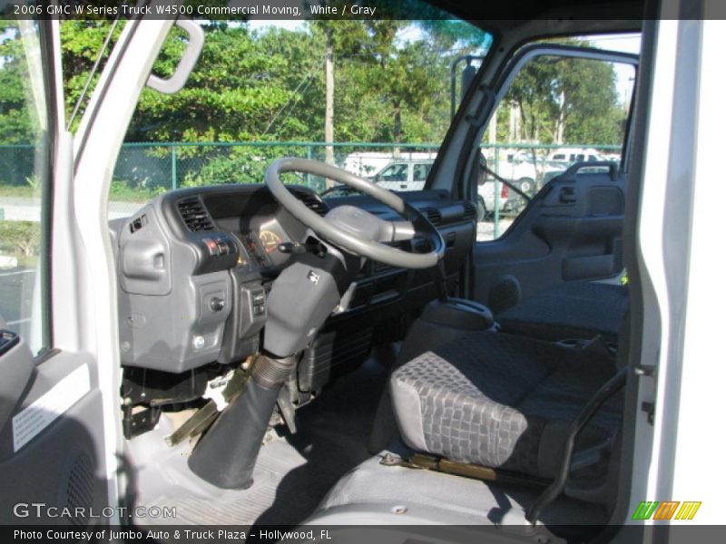 White / Gray 2006 GMC W Series Truck W4500 Commercial Moving