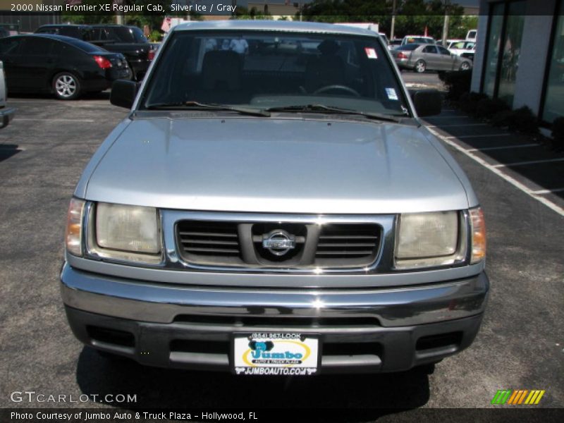 Silver Ice / Gray 2000 Nissan Frontier XE Regular Cab