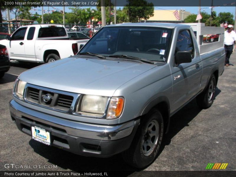 Silver Ice / Gray 2000 Nissan Frontier XE Regular Cab