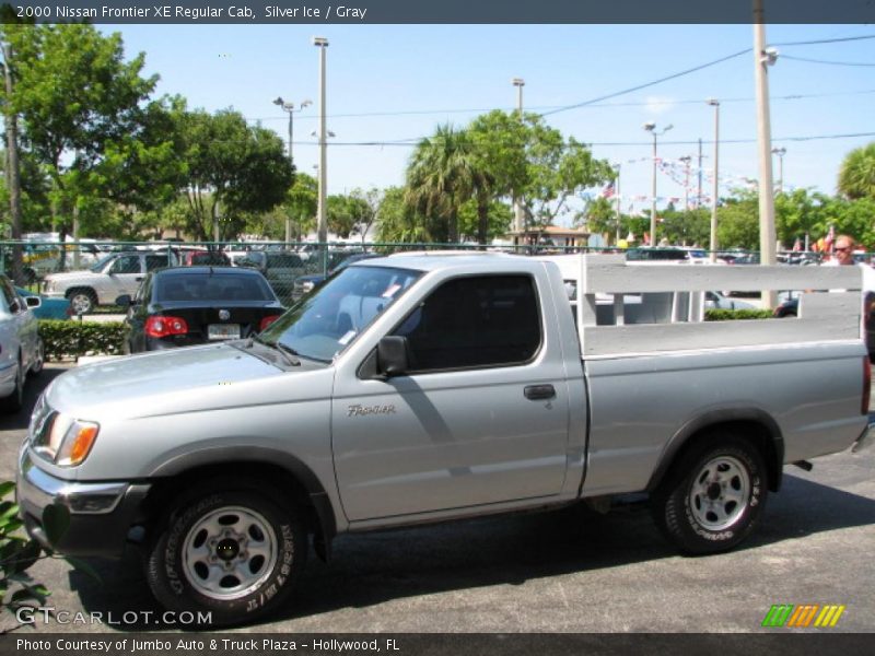 Silver Ice / Gray 2000 Nissan Frontier XE Regular Cab