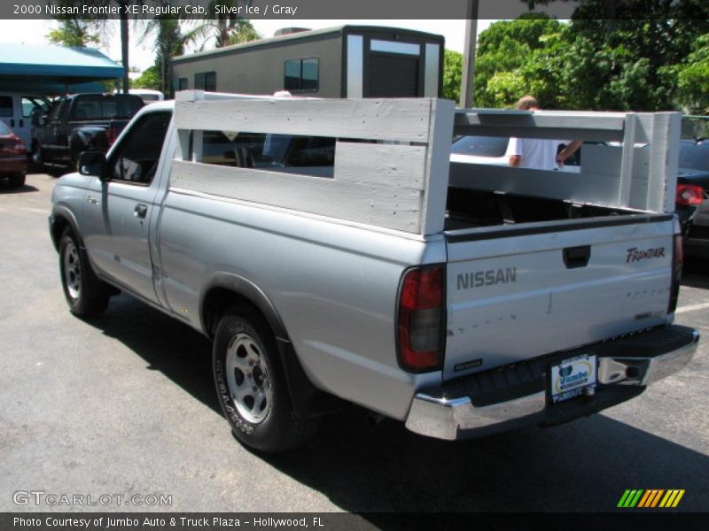 Silver Ice / Gray 2000 Nissan Frontier XE Regular Cab