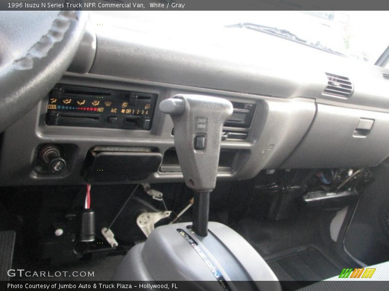 White / Gray 1996 Isuzu N Series Truck NPR Commercial Van