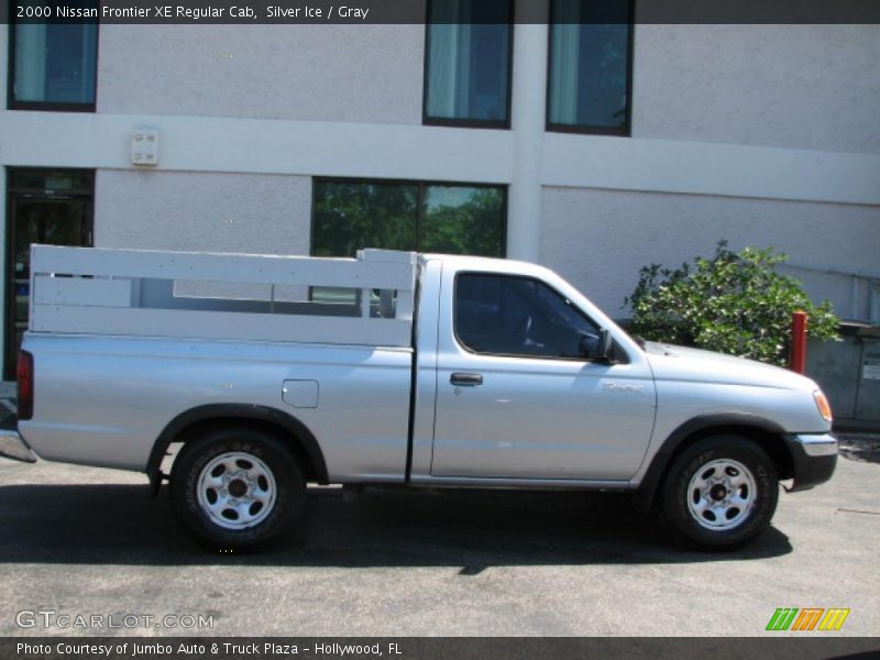 Silver Ice / Gray 2000 Nissan Frontier XE Regular Cab