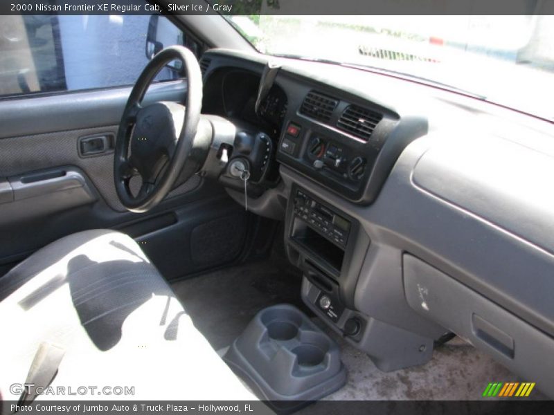 Silver Ice / Gray 2000 Nissan Frontier XE Regular Cab