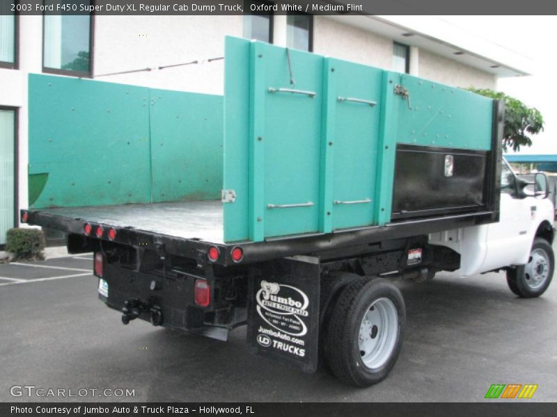 Oxford White / Medium Flint 2003 Ford F450 Super Duty XL Regular Cab Dump Truck