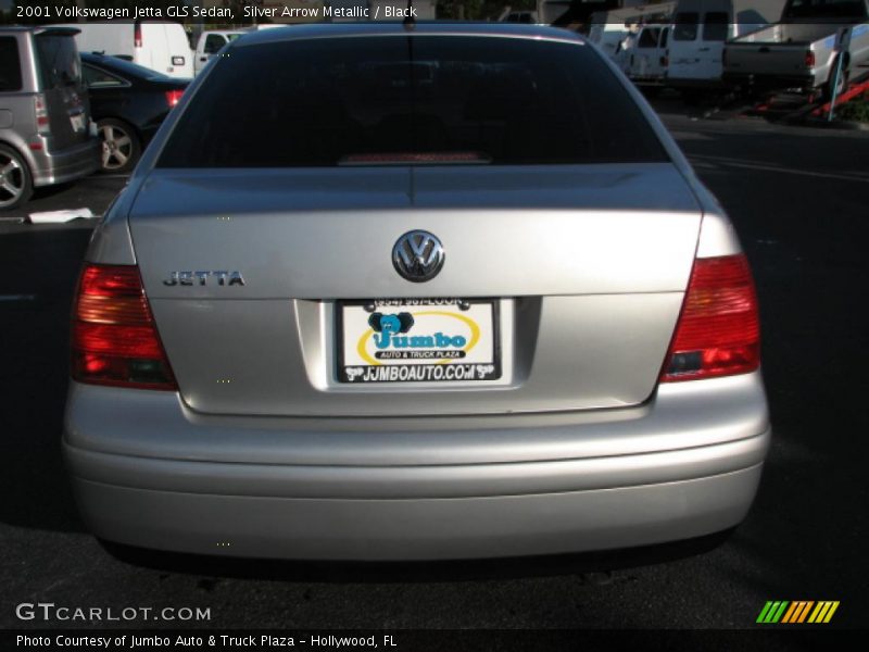 Silver Arrow Metallic / Black 2001 Volkswagen Jetta GLS Sedan