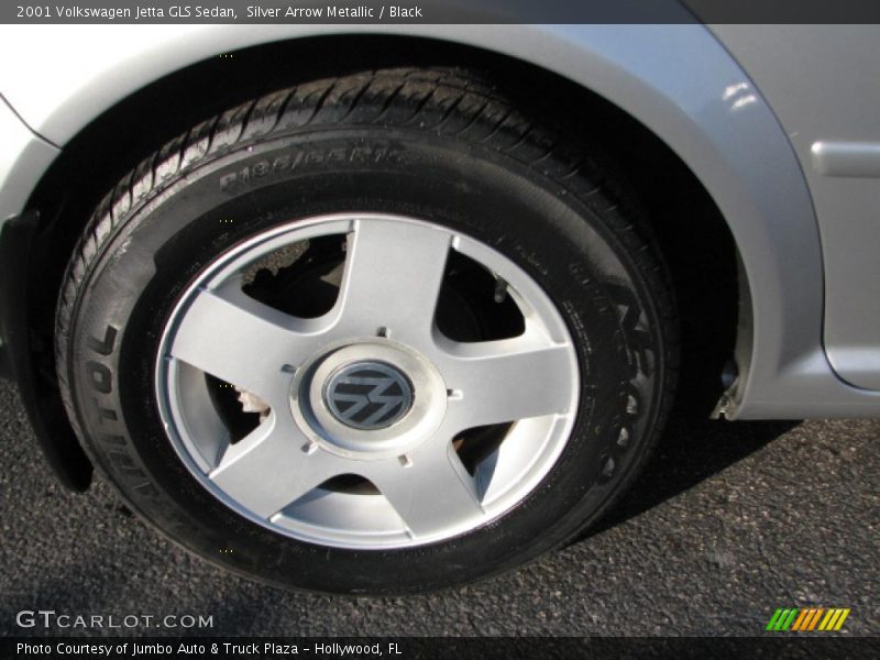 Silver Arrow Metallic / Black 2001 Volkswagen Jetta GLS Sedan