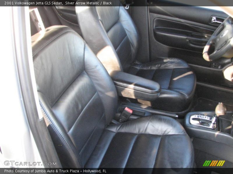 Silver Arrow Metallic / Black 2001 Volkswagen Jetta GLS Sedan