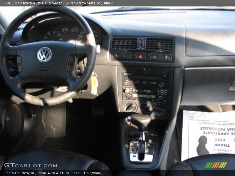 Silver Arrow Metallic / Black 2001 Volkswagen Jetta GLS Sedan