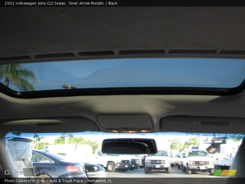 Silver Arrow Metallic / Black 2001 Volkswagen Jetta GLS Sedan