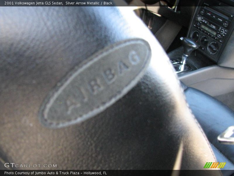 Silver Arrow Metallic / Black 2001 Volkswagen Jetta GLS Sedan
