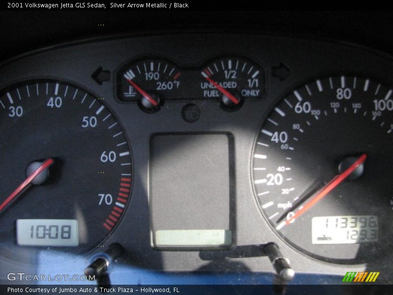 Silver Arrow Metallic / Black 2001 Volkswagen Jetta GLS Sedan