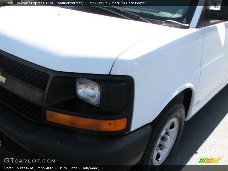 Summit White / Medium Dark Pewter 2005 Chevrolet Express 1500 Commercial Van