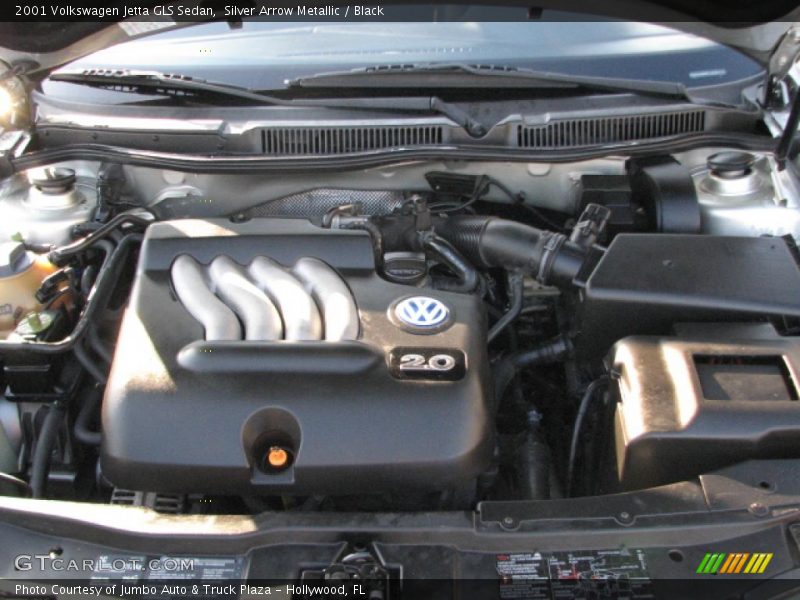 Silver Arrow Metallic / Black 2001 Volkswagen Jetta GLS Sedan